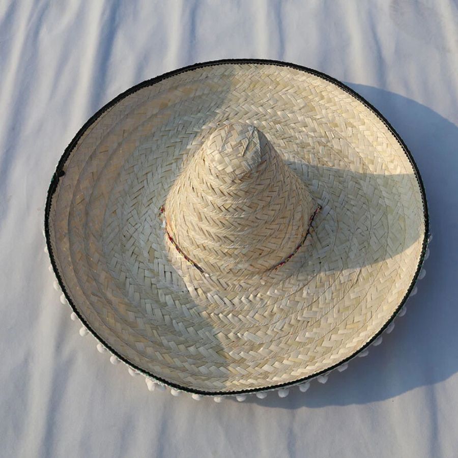 Guirca 13612 - Sombrero Mexicain Coloré En Paille Taille Unique
