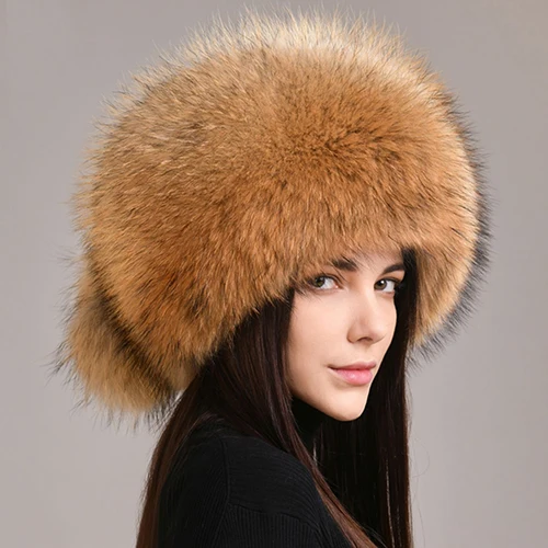 Chapeau russe en imitation fourrure pour femme