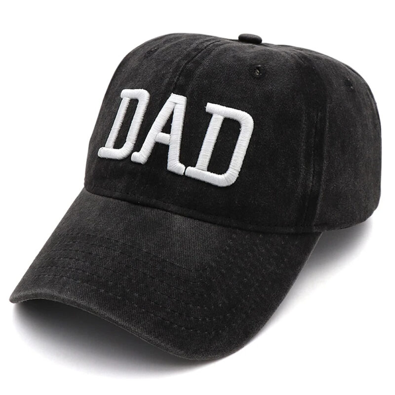 Casquette Baseball Tendance avec Inscription Dad sur fond blanc