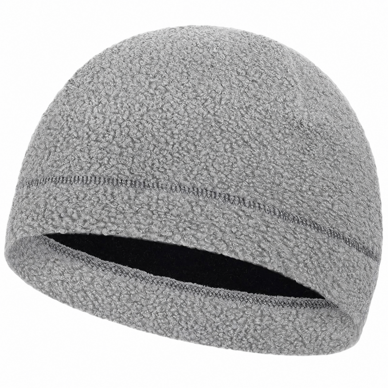 Bonnet Femme Gris et Polaire 1