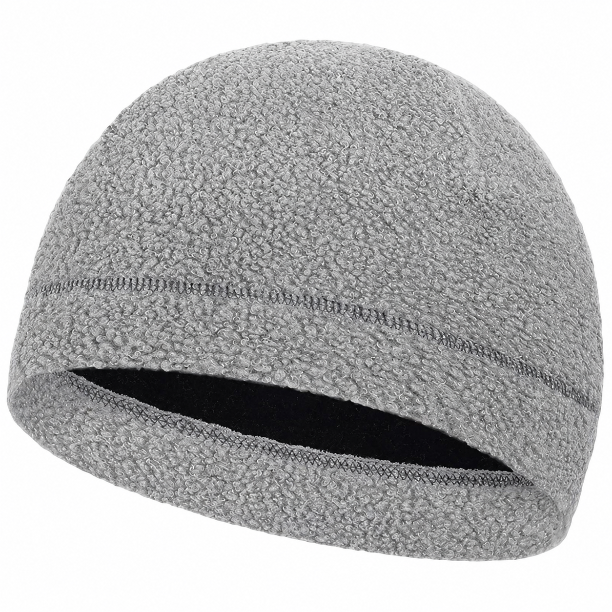 Bonnet Femme Gris et Polaire 1