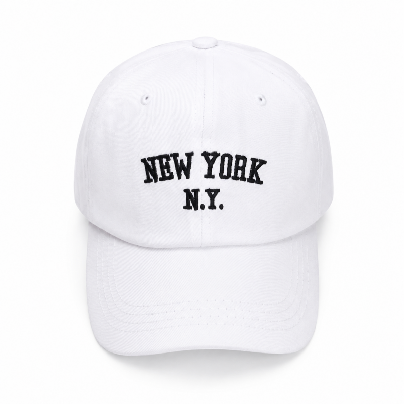 Casquette Blanche Tendance Style Baseball 1