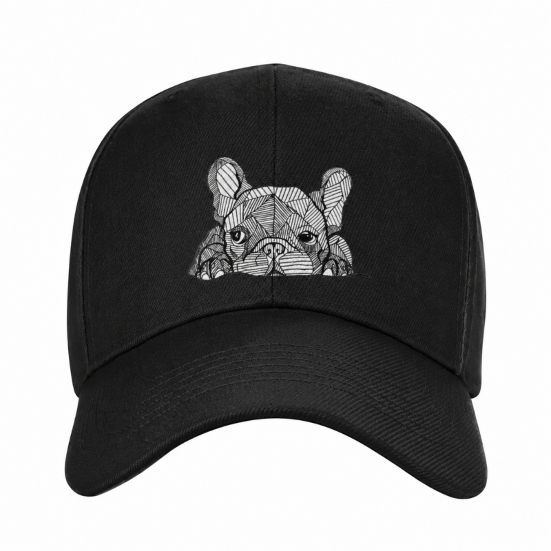 Casquette Baseball avec Imprimé Bouledogue 1