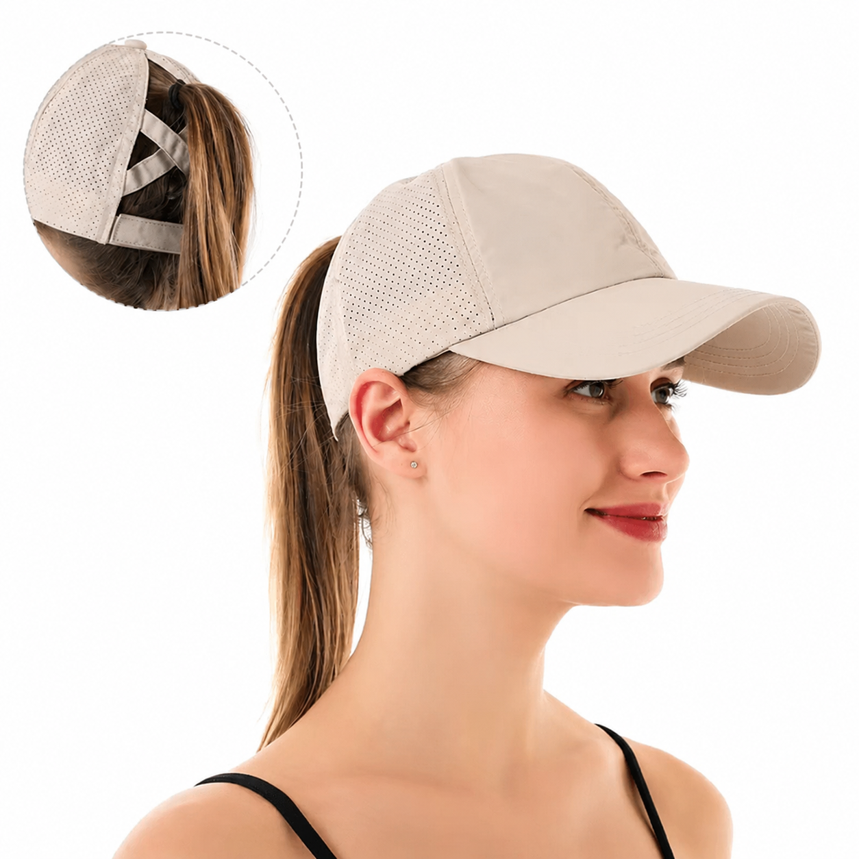 Casquette Femme, Tendance, Queue de Cheval – Élégance et Confort Pour Toutes Vos Activités ! 1