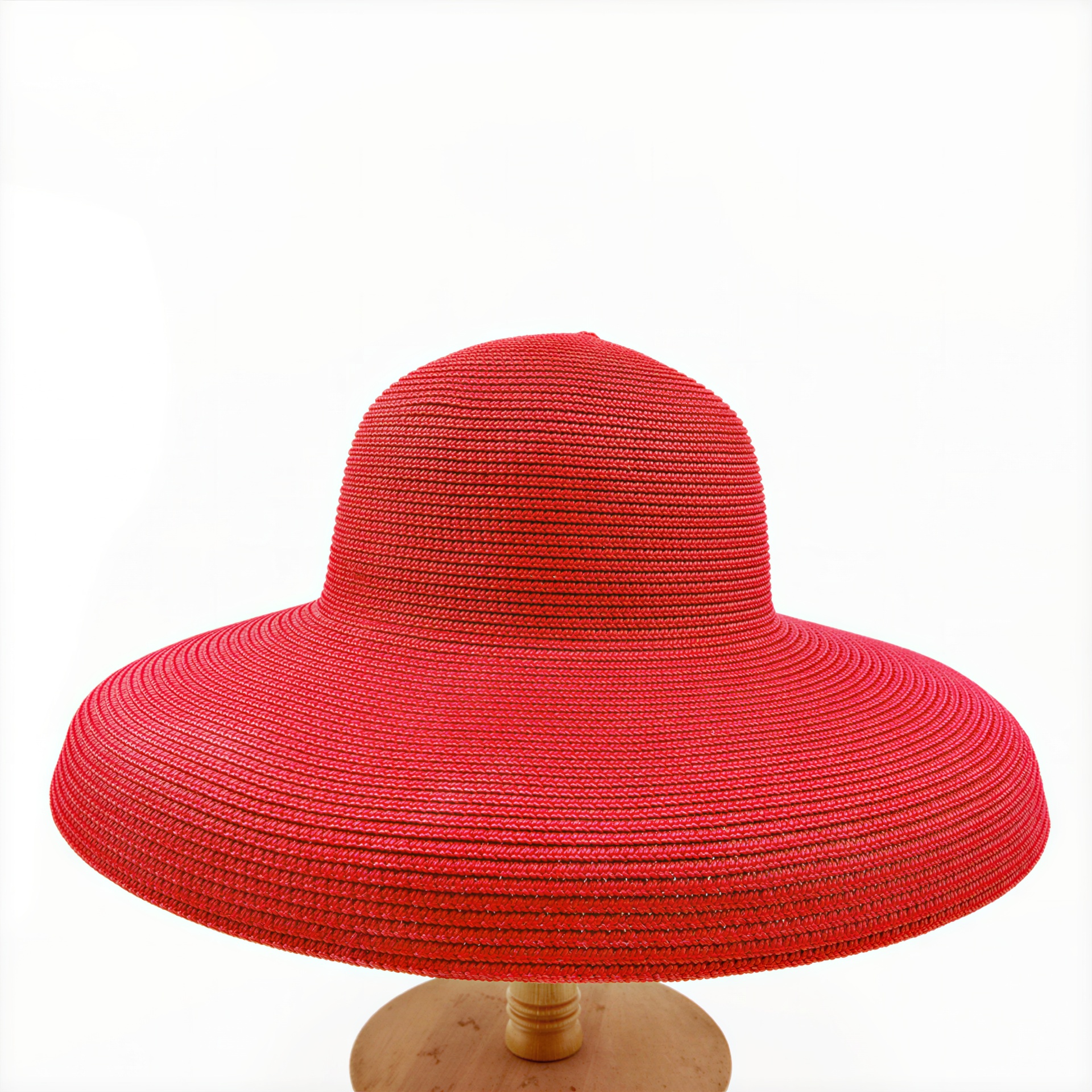 Chapeau Bob Coloré en Paille à Large Bord Retombant 4