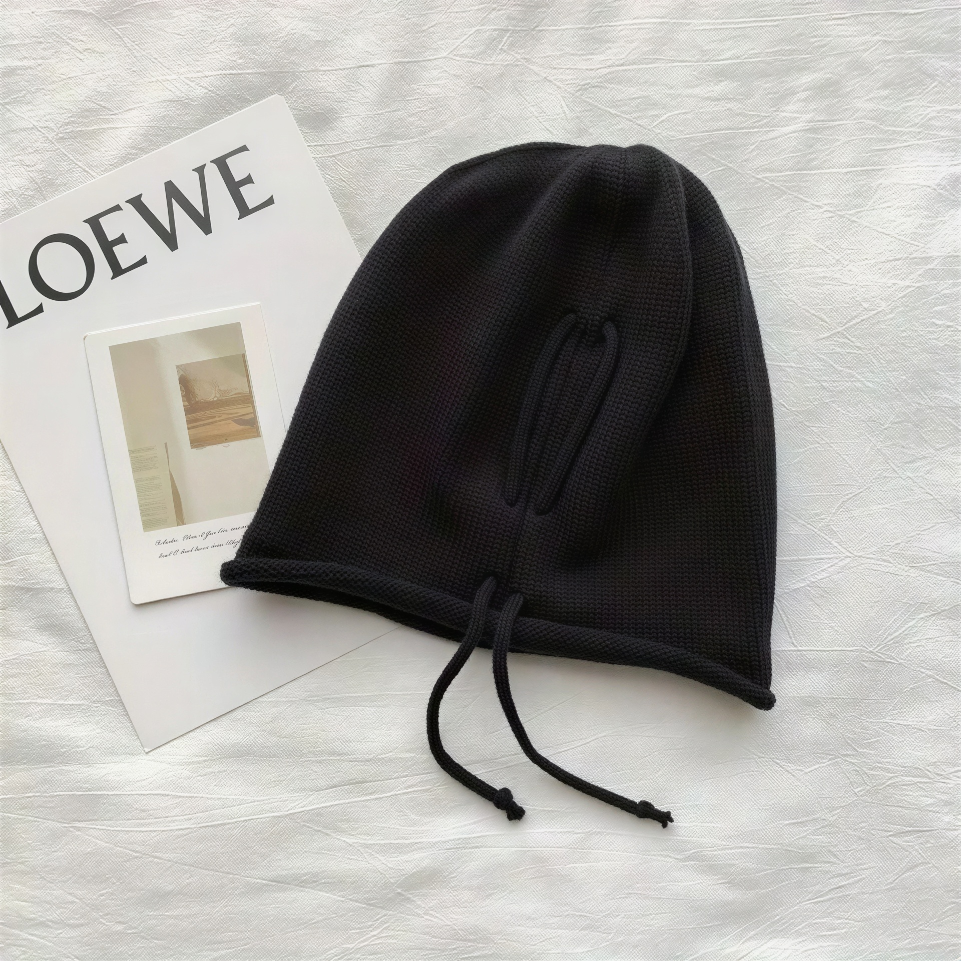 Bonnet Maille Fine Chaud Réglable 2