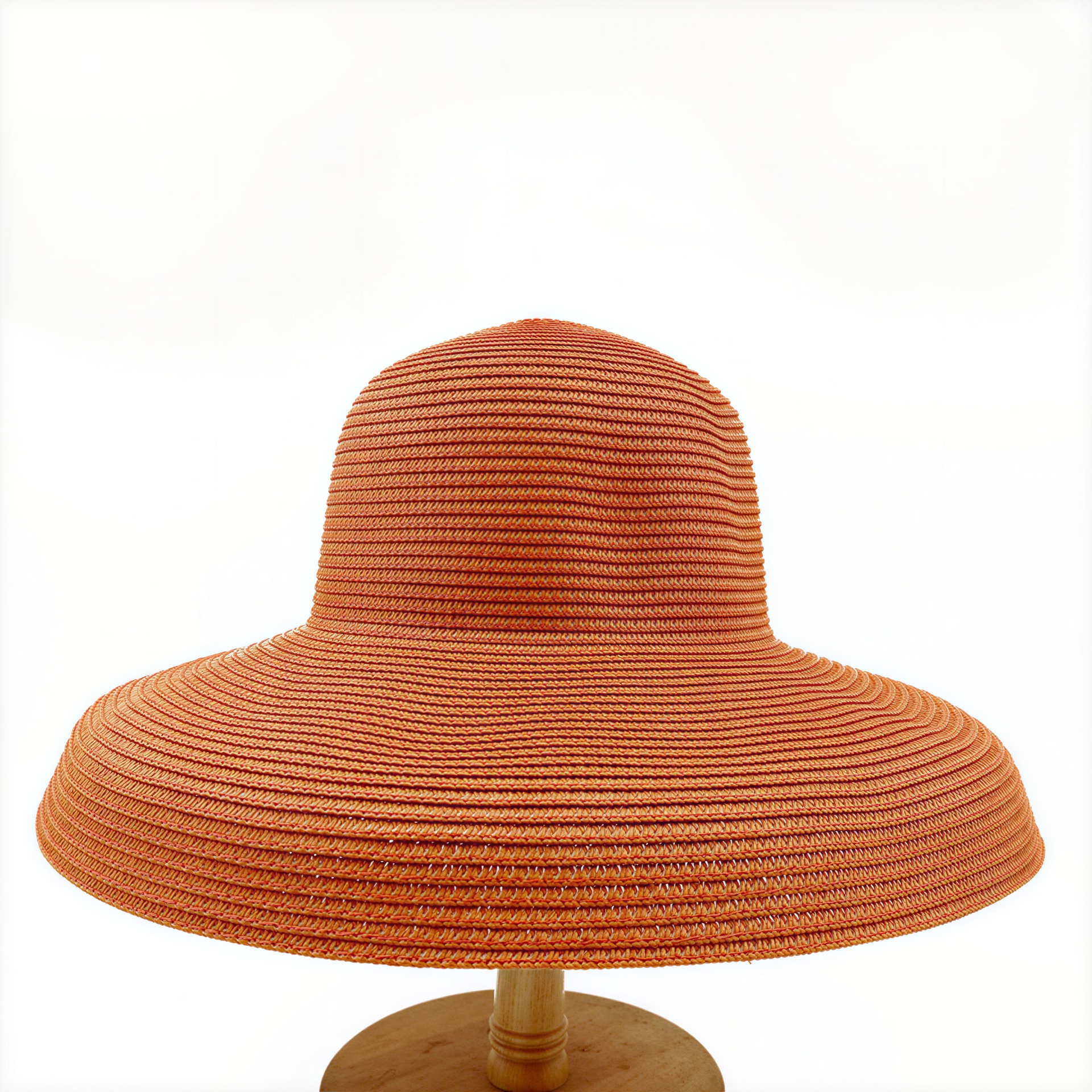 Chapeau Bob Coloré en Paille à Large Bord Retombant 3