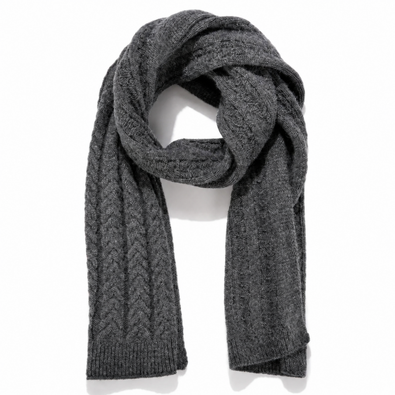 Chèche Homme Épais avec Motifs en Forme de V 1